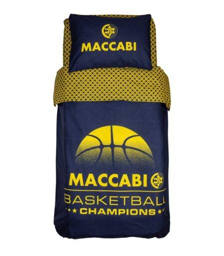 סט מצעים מכבי מיטת יחיד