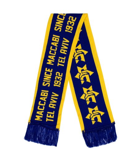 צעיף צמר דגם 'רטרו' 2024-25