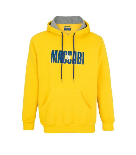 Yellow Logo Retro Hoodie Adults