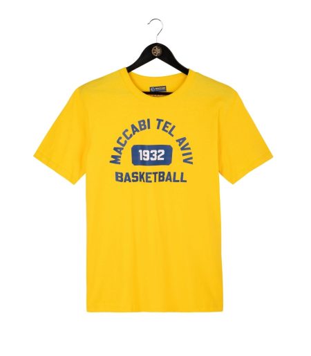 T-Shirt 'Basketball 1932 ' Yellow Adults