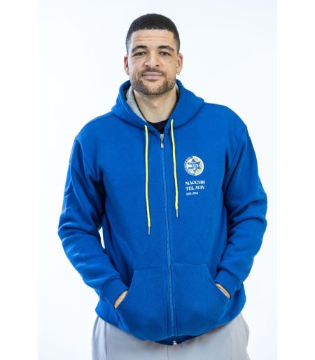 ג'קט לוגו מכבי 1932 כחול בוגרים