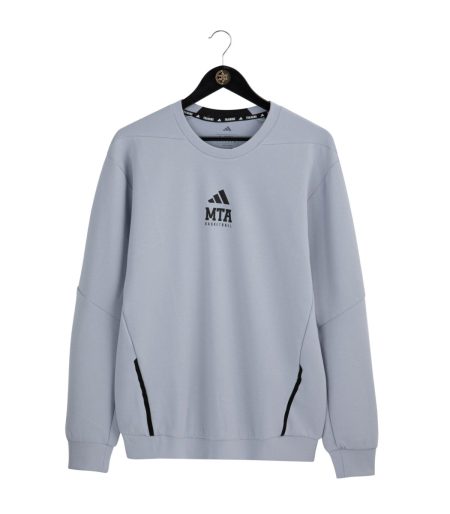 ADIDAS Gray Cotton Sweatshirt