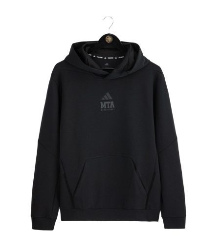 ADIDAS Black Cotton Hoodie