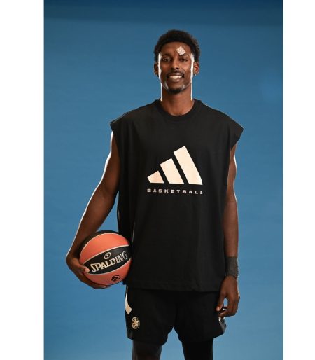 ADIDAS BASKETBALL Fashion Black Tank Top