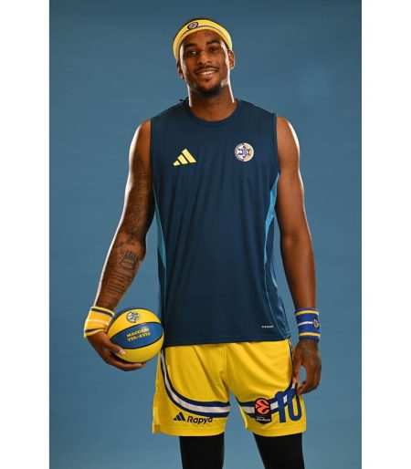 ADIDAS Blue & Yellow Training Tank Top