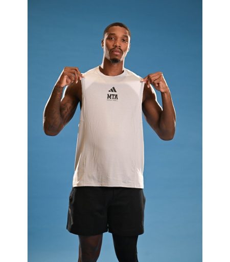 ADIDAS Grey Cotton Tank Top