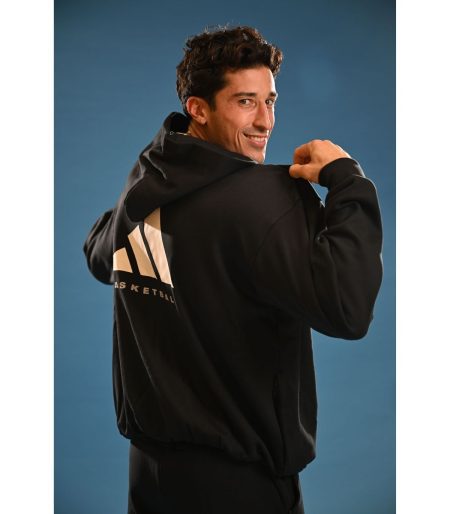 ADIDAS Basketball Fashion Black Jacket