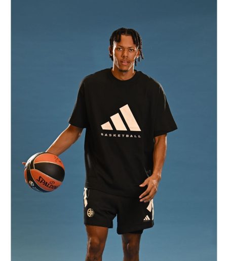 ADIDAS BASKETBALL Fashion Black T-Shirt