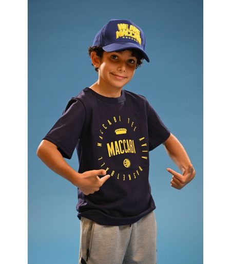 טי שירט היכל MACCABI כחול נייבי ילדים